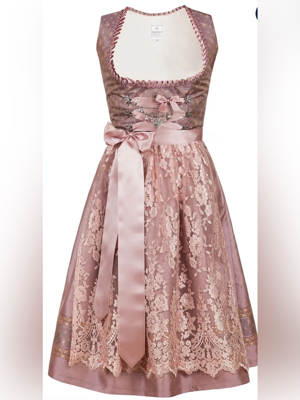 Dirndl Madeline in Gold Rose ~ Halloween or Renaissance Festival ~ Size 42